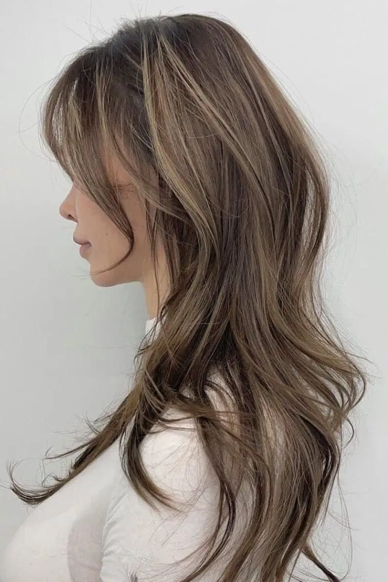 セミロング カラー NERO 松井 隆人のヘアスタイル