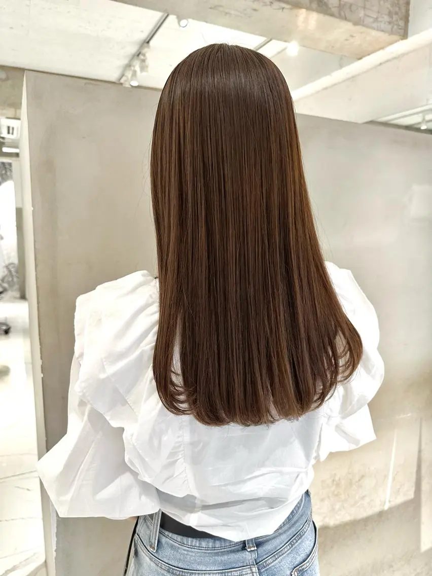ロング カラー アッシュ シルバー シルバーアッシュ 榎本 健太のヘアスタイル