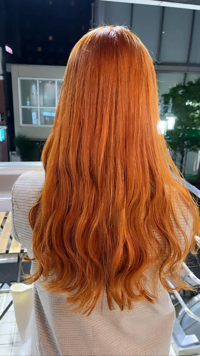 カラー ブリーチ ケアブリーチ ダブルカラー イヤリングカラー イルミナカラー カットパーマ 🌀あさみのヘアスタイル
