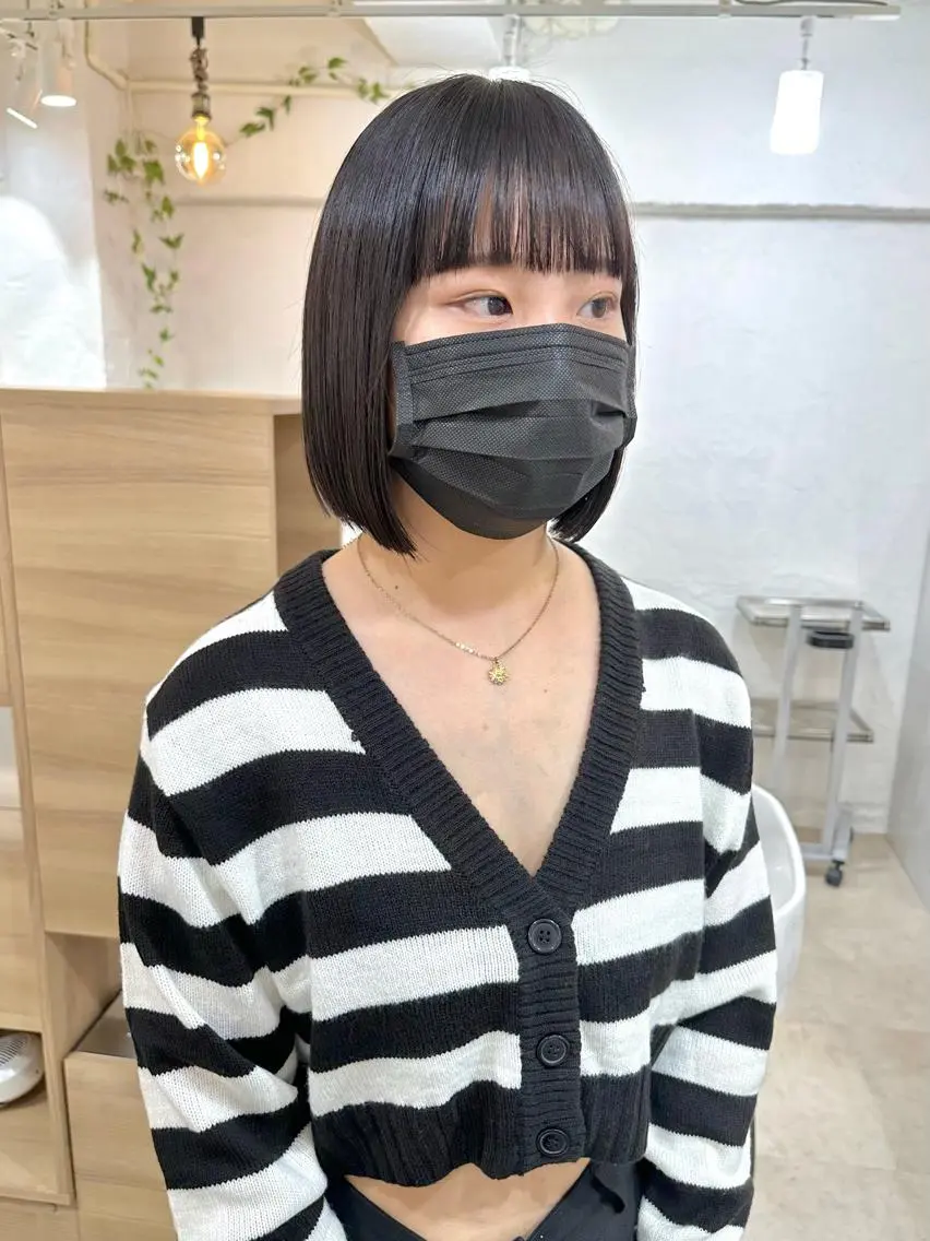 ショート カット 縮毛矯正 トリートメント 髪質改善 縮毛矯正/ レイヤー/銀座/本木のヘアスタイル