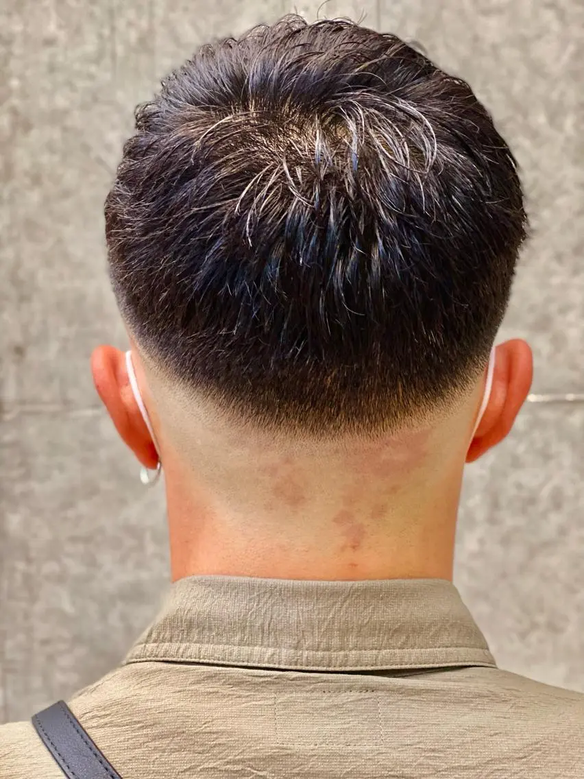 メンズ フェードカット unopulir 景山 凌のヘアスタイル