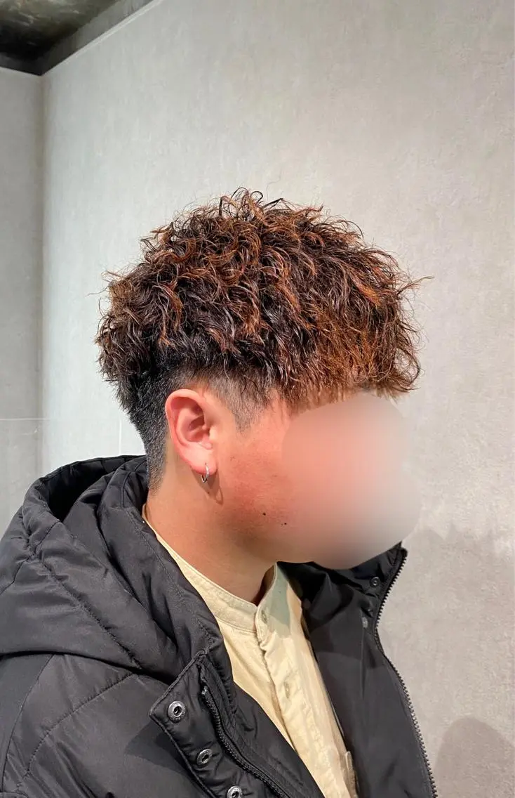 パーマ メンズ カット パーマ お洒落カジュアル🍃 まなとのヘアスタイル