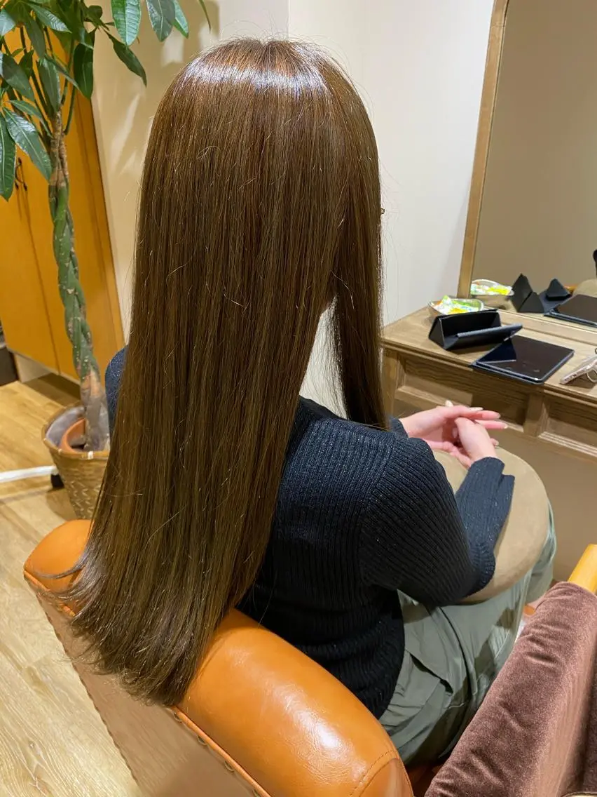 ロング カラー 田中 美沙希のヘアスタイル