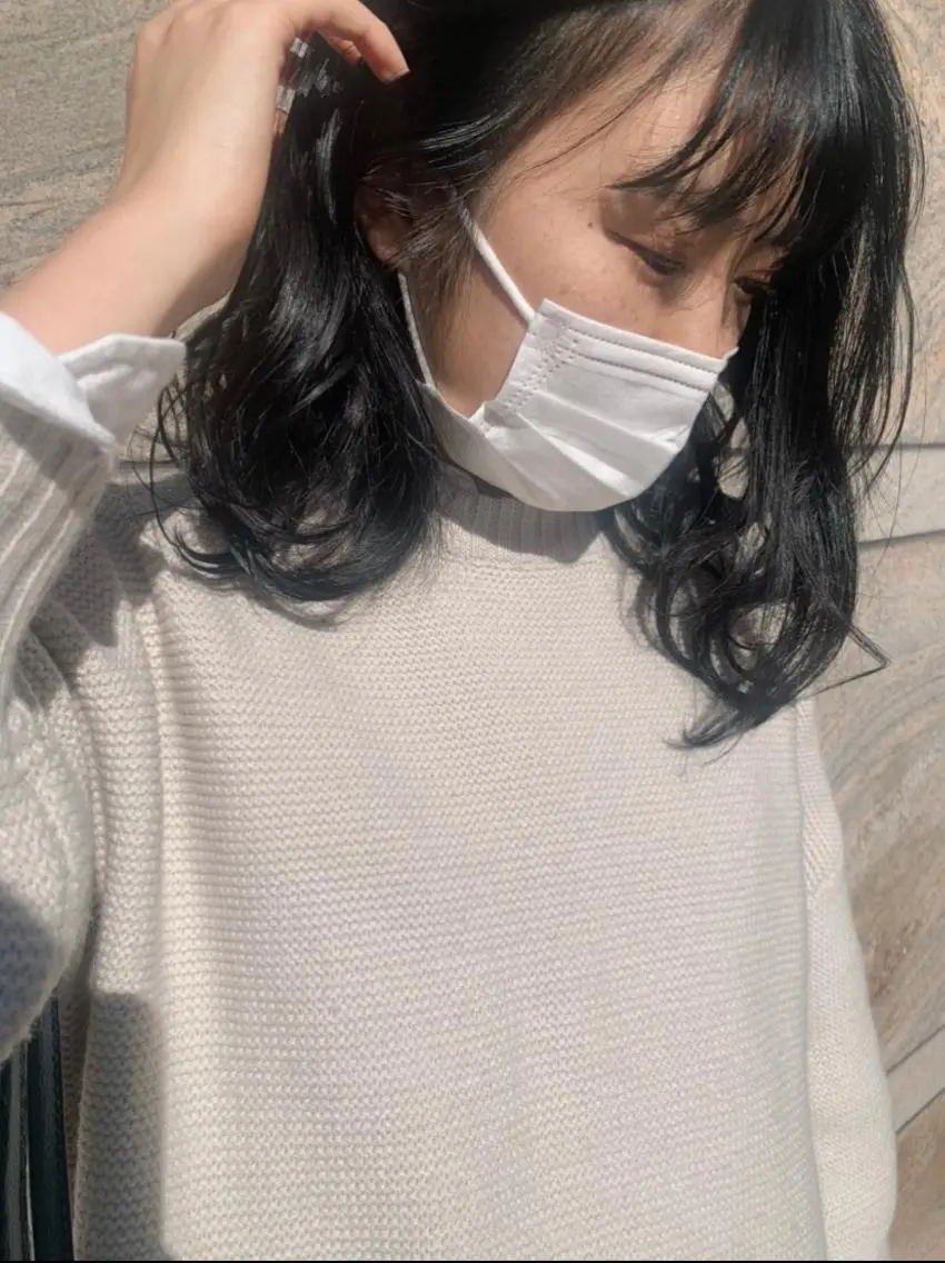 ミディアム カラー RISAKO レイヤーカット🎀のヘアスタイル