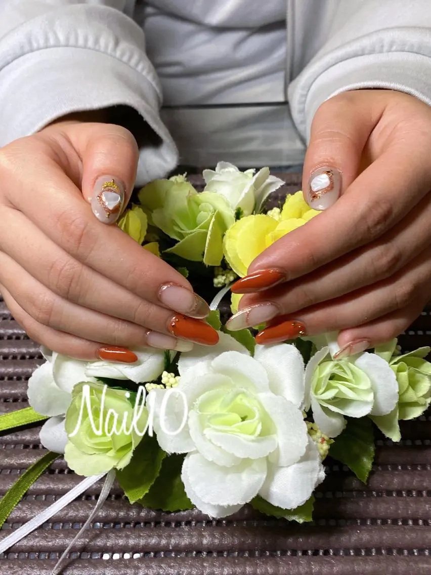 ネイル 長さ出し シンプルネイル ハンドネイル Nail10 Kakoのネイルデザイン