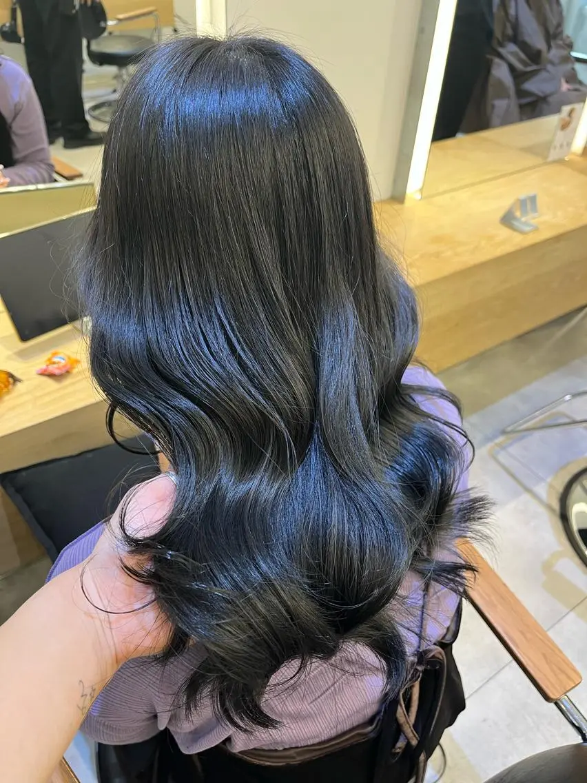 ロング カラー ヘアカラー トリートメント 渋谷で叶う美髪❤ ◎NATSUKI🤍のヘアスタイル