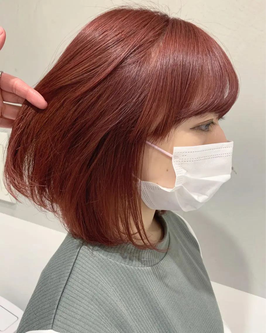 ショート カラー ヘアカラー minami🪷 暖色カラーのヘアスタイル