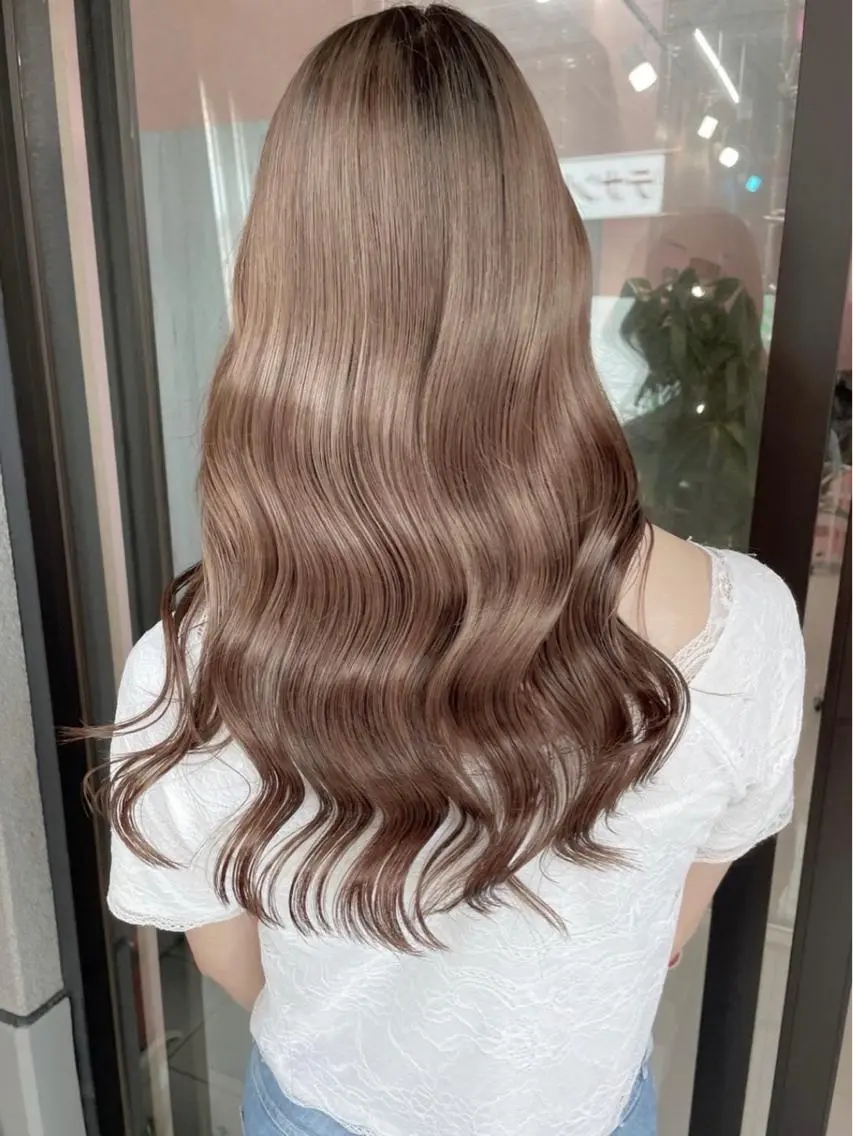 ロング カラー Bob＆ハイトーン 専門家CHIHIROのヘアスタイル