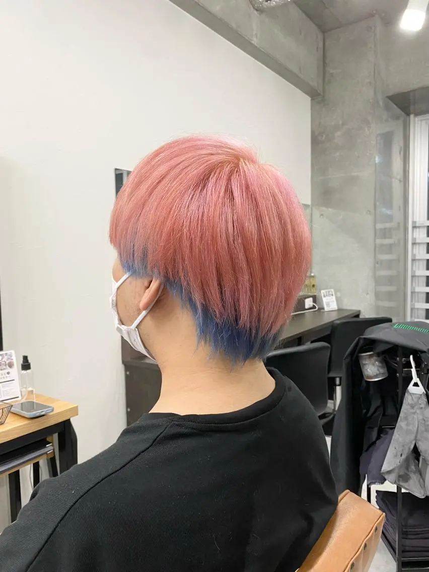 ショート カラー カット ヘアカラー トリートメント メンズパーマ/カラー /店長コハシ◎のヘアスタイル