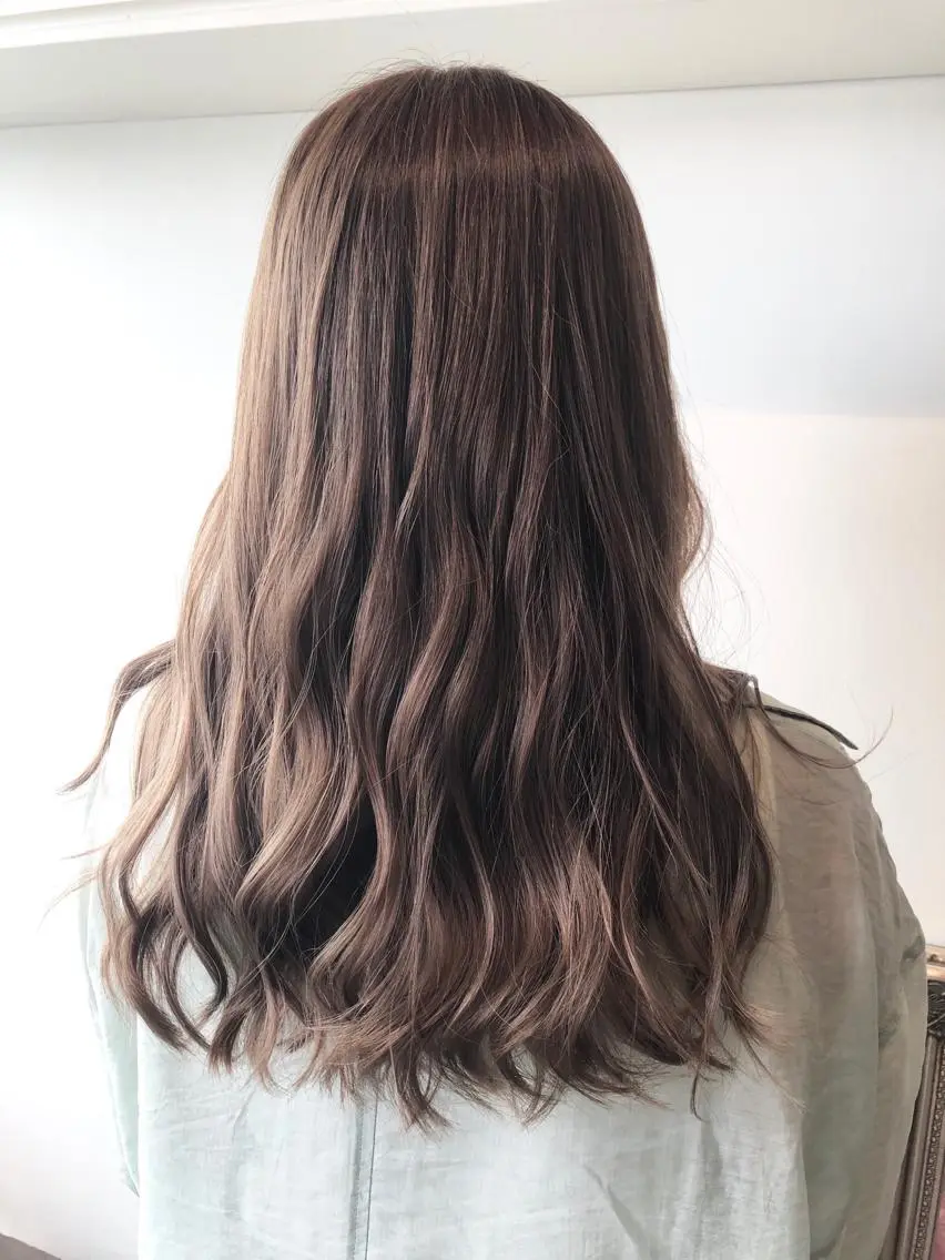 ロング カラー ベージュカラー ミルクティーベージュ 💐パーソナルカラー /市橋加菜💐のヘアスタイル