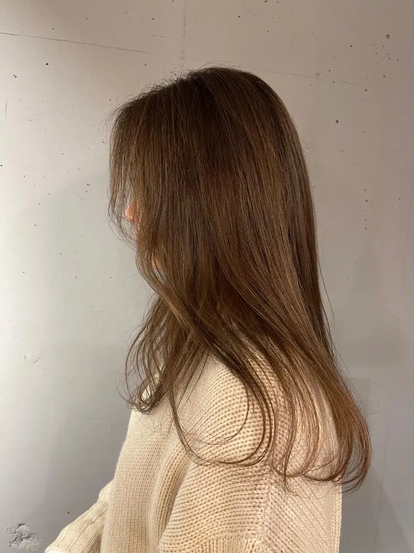 ロング カラー 東 みのりのヘアスタイル