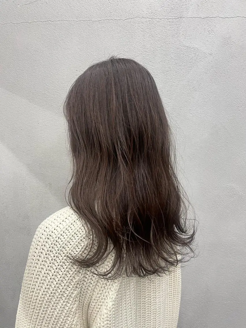 ロング カット ヘアカラー トリートメント ひより /novusのヘアスタイル