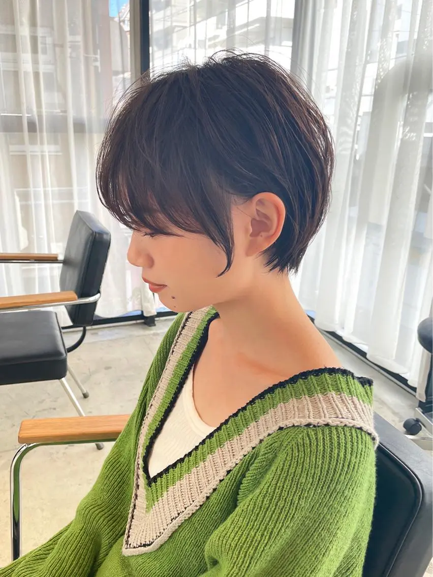 ショート カラー カット トリートメント 【ショートカット 美髪矯正】今井隆太のヘアスタイル