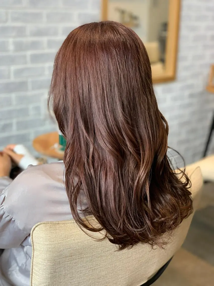ロング カラー カット ヘアカラー 向井 優汰のヘアスタイル