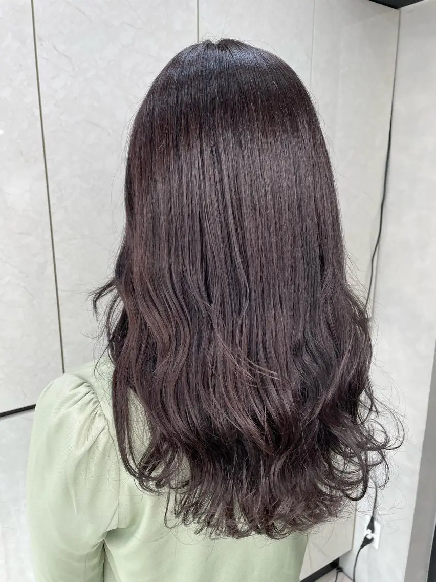 ロング カラー ヘアアレンジ ラベンダーカラー カット ヘアカラー トリートメント 👑最高級エクステ 👑新宿/タイセイのヘアスタイル