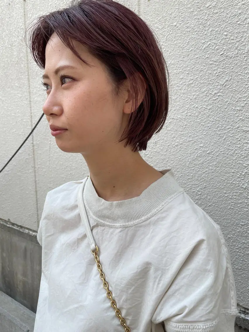 ショート カット ヘアカラー トリートメント ayane⭐️ボブ・ ショート・パーマのヘアスタイル