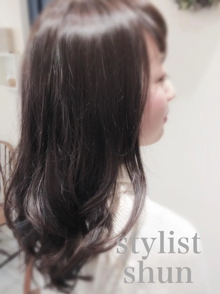 ミディアム セミロング ロング カラー LAGOM hair 《池袋》のヘアスタイル