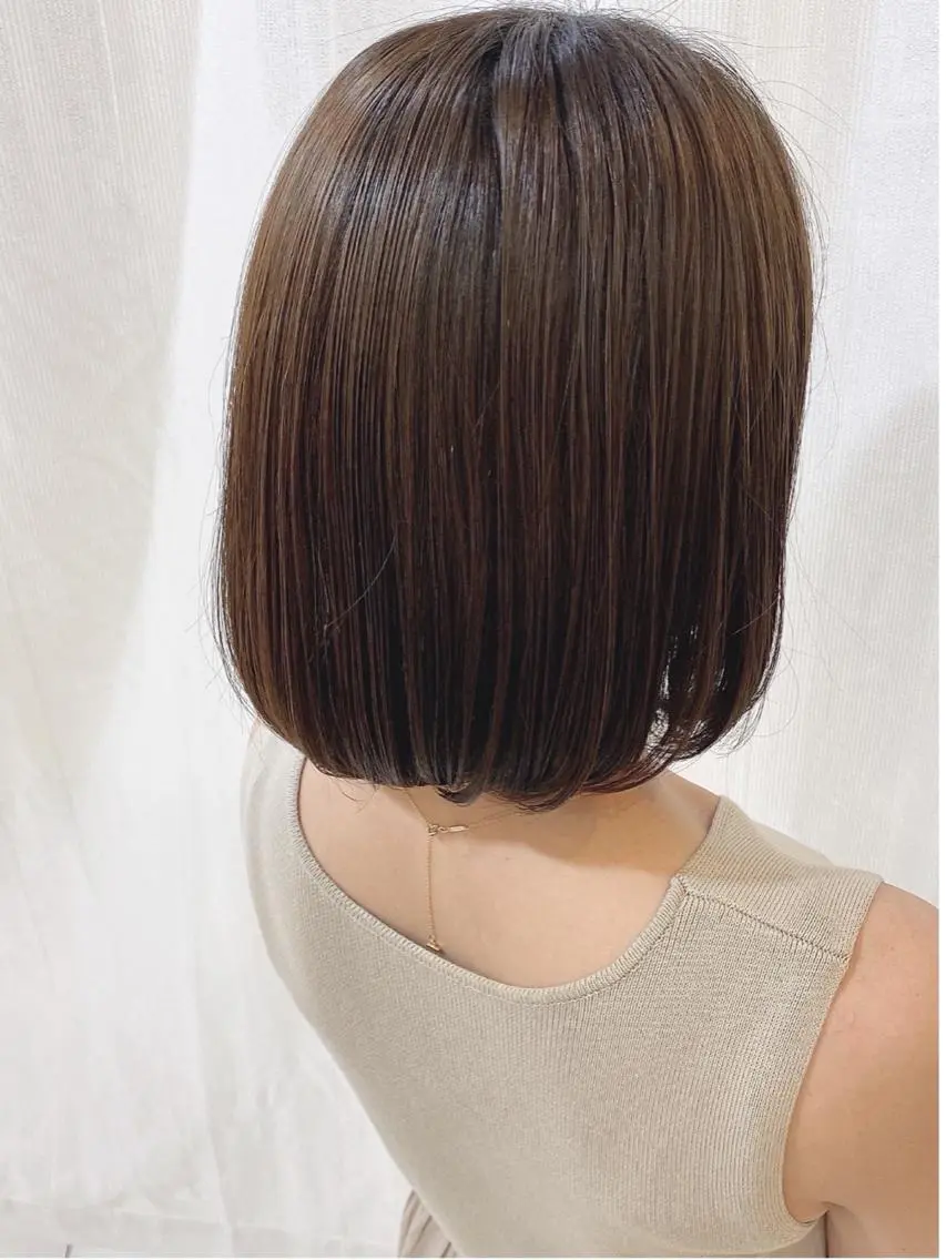 ショート カラー ヘアアレンジ シールエクステ専門店 Spira藤崎宮のヘアスタイル