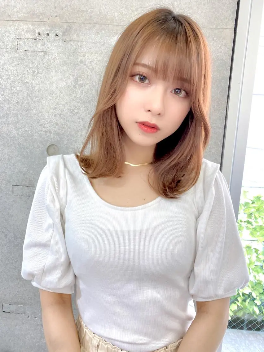 ミディアム カラー 似合わせレイヤー 🇰🇷荒木洋文のヘアスタイル