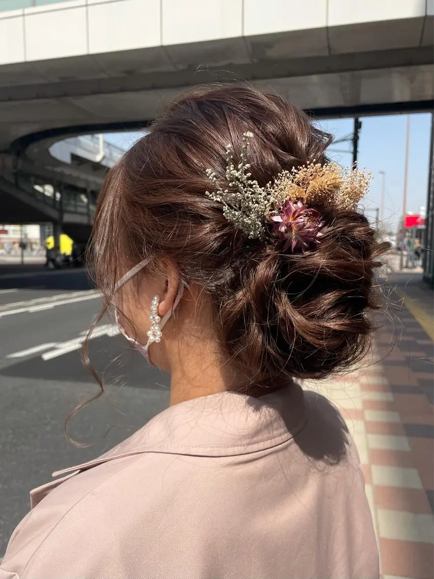 ロング ヘアセット 🍒暖色カラー /やぎふうか🍒のヘアスタイル