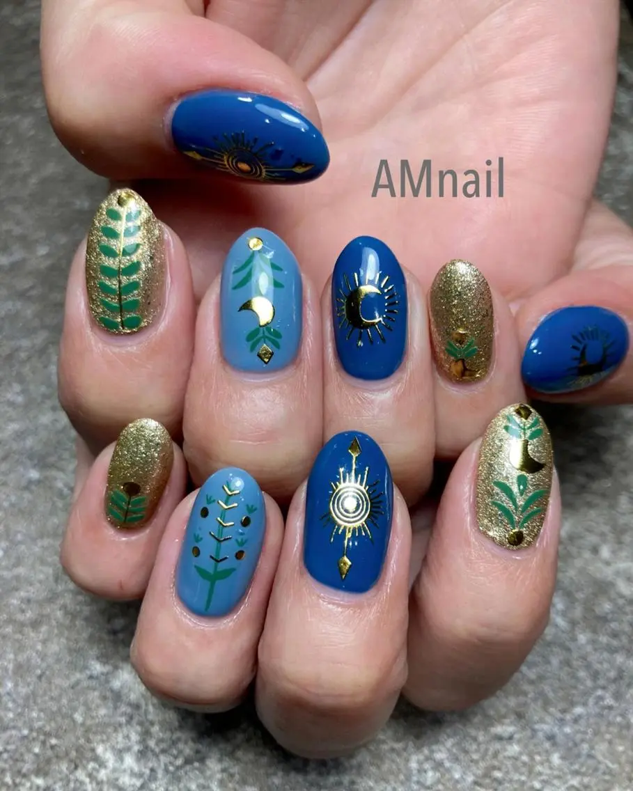 ネイル アートネイル 持ち込み ハンドネイル Am:nail 柏 SUE（スゥ）のネイルデザイン