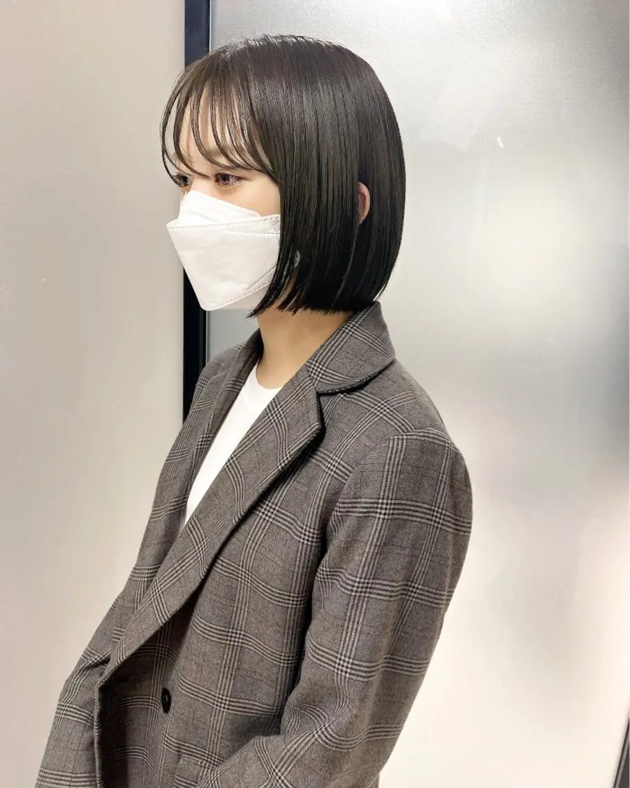 ショート カラー カット ヘアカラー マンツーマン半個室 tamuraのヘアスタイル