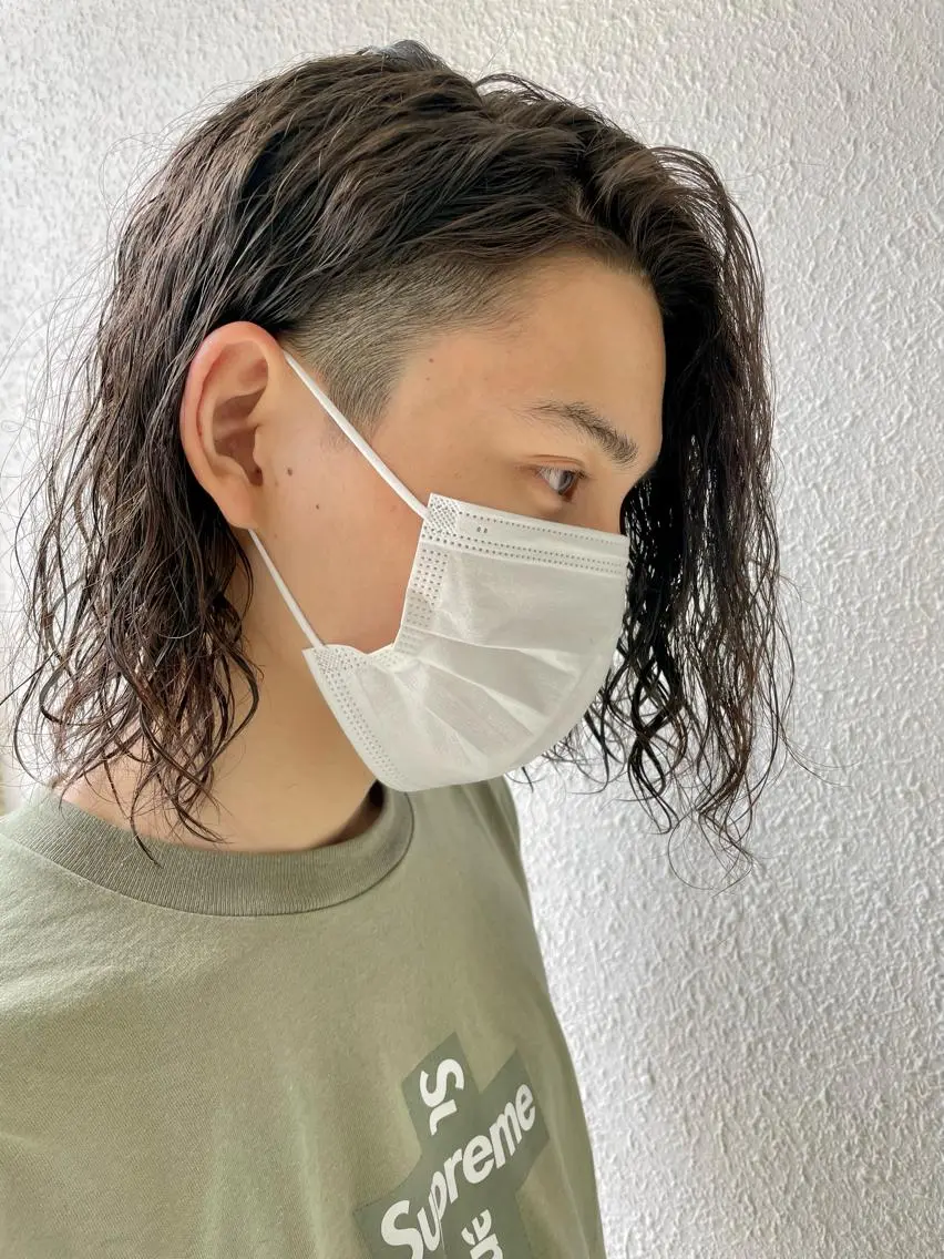 ロング パーマ メンズ メンズパーマ 佐藤 良祐のヘアスタイル
