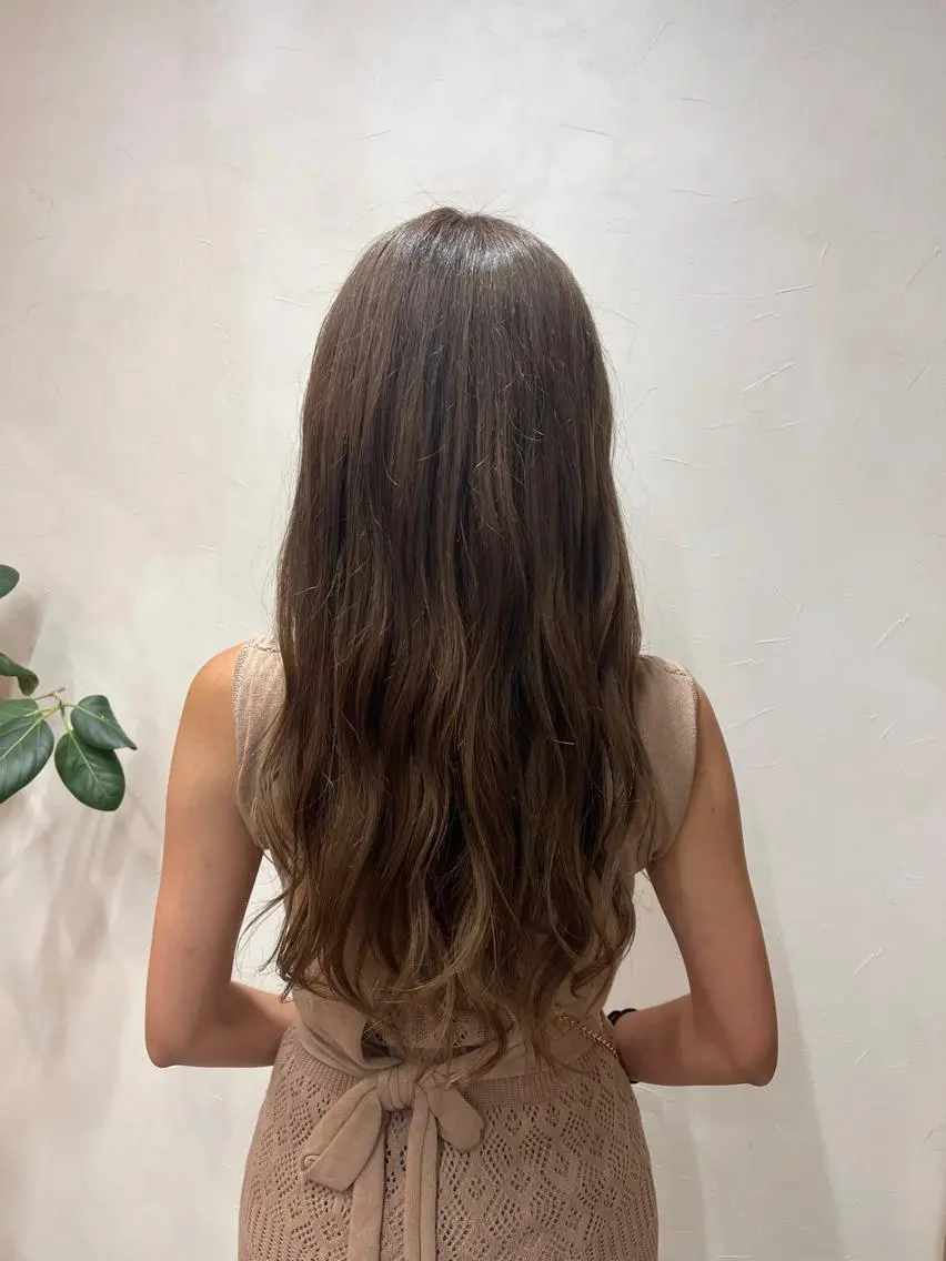 ロング カラー ヘアアレンジ みづき 新宿のヘアスタイル