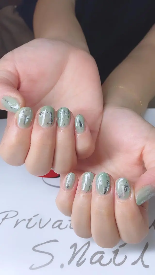 ネイル 西大分S.Nail 𓏲⋆🪸.⋆⸜🫧のネイルデザイン
