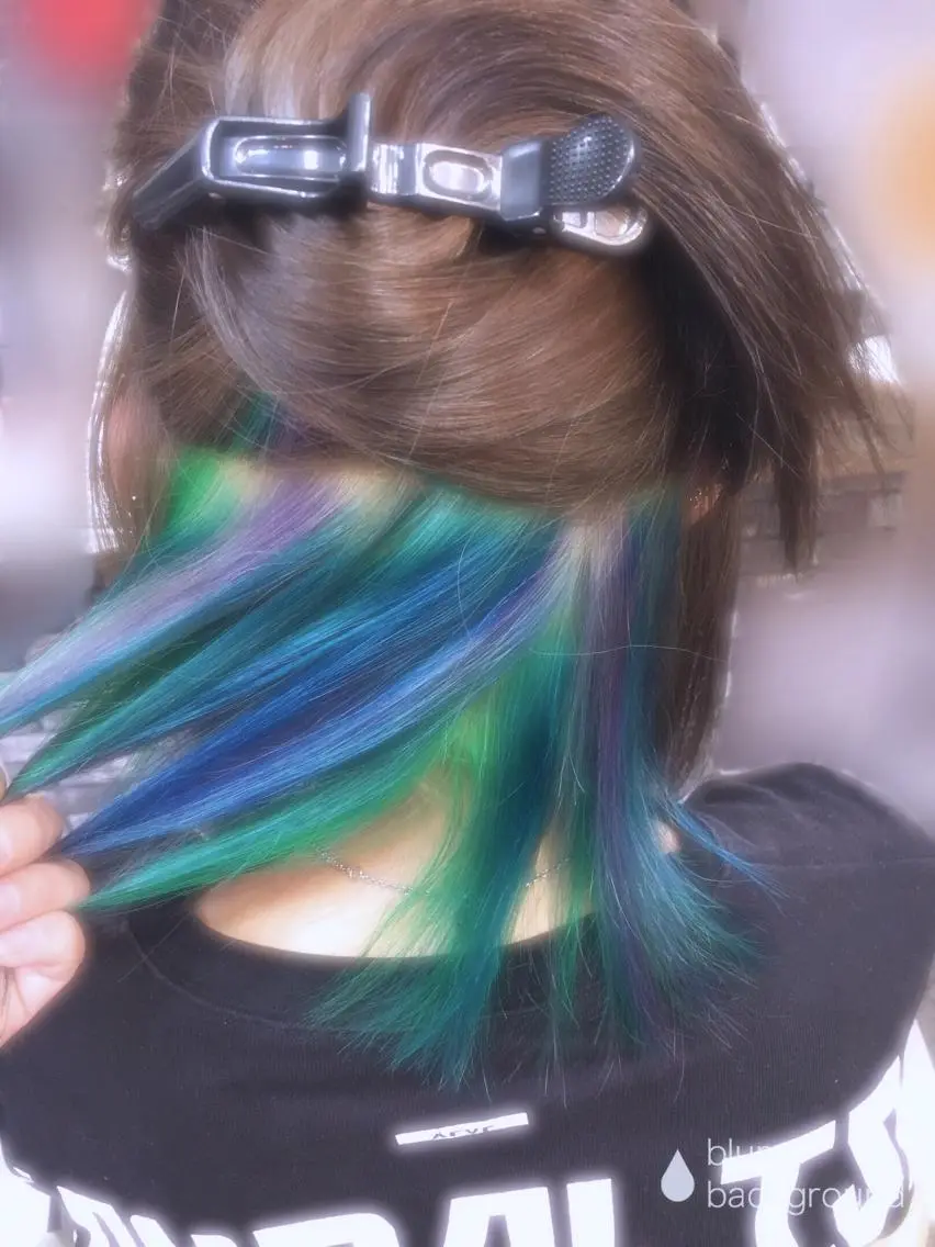 セミロング ヘアカラー トリートメント しー ちゃんのヘアスタイル