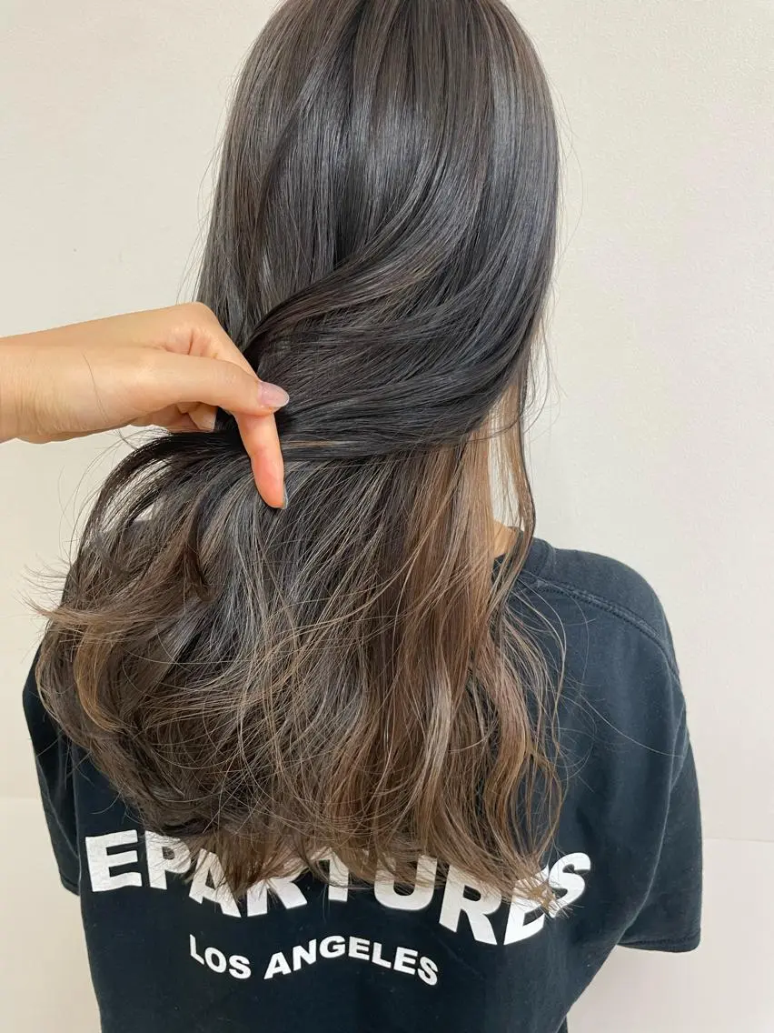 ロング カラー ヘアアレンジ カット ヘアカラー 【Sweep】おじま のぞみのヘアスタイル