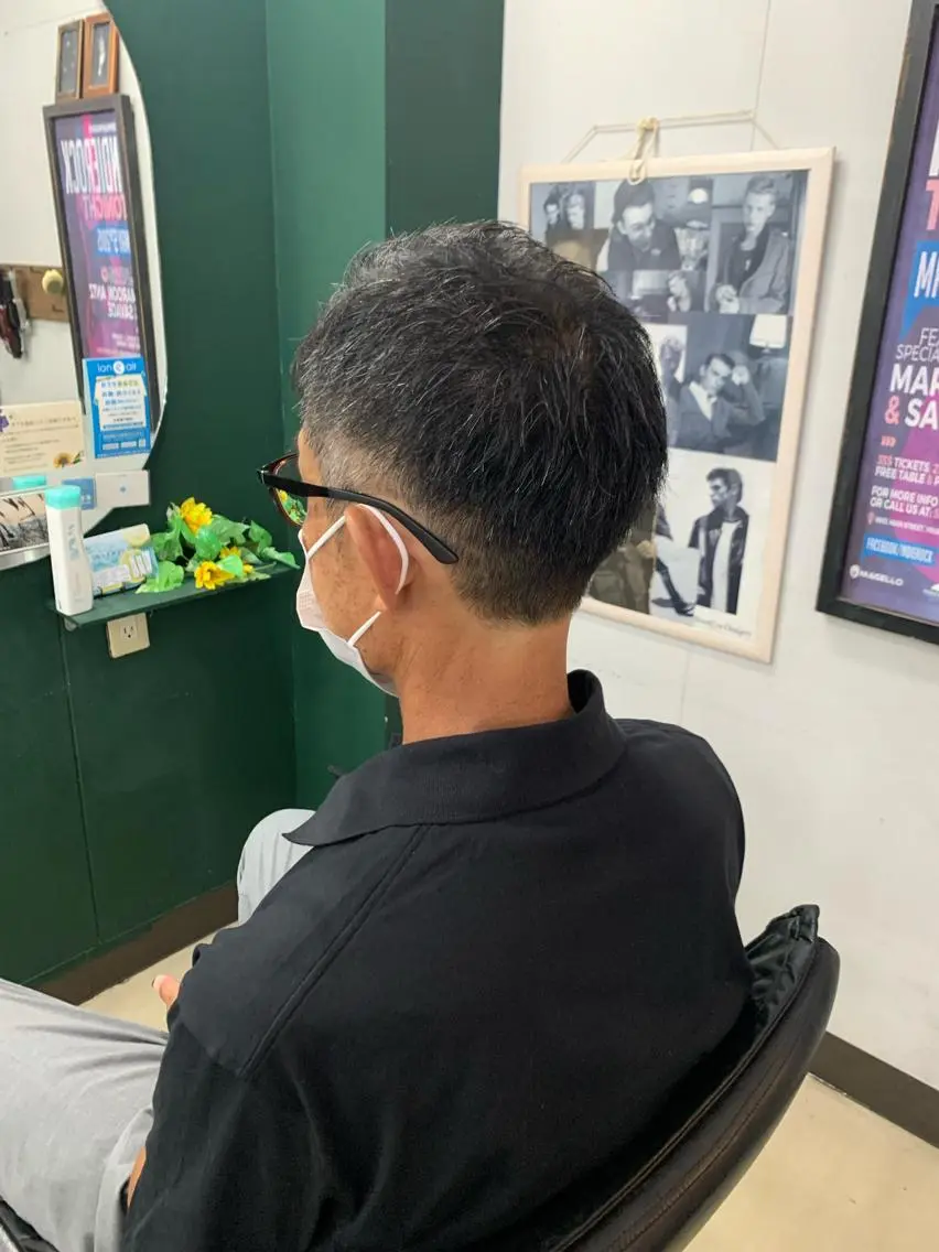 ショート メンズ 刈り上げ 月館 怜奈のヘアスタイル