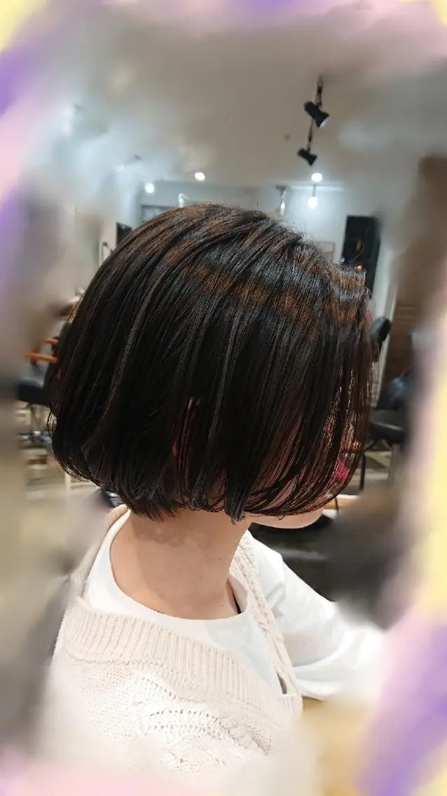 ショート ボブレイヤー ボブ レイヤーカット ローレイヤー 松浦 美和【miwa】のヘアスタイル