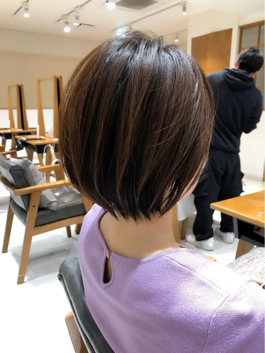 ショート カラー ショートヘア 小顔カット カット ヘアカラー トリートメント 高橋 昭雄のヘアスタイル