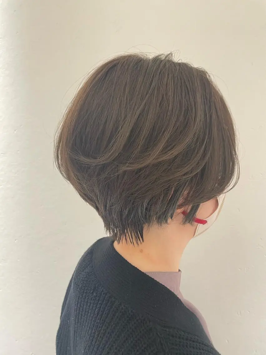 ショート カラー カット ヘアカラー 高木 櫻のヘアスタイル
