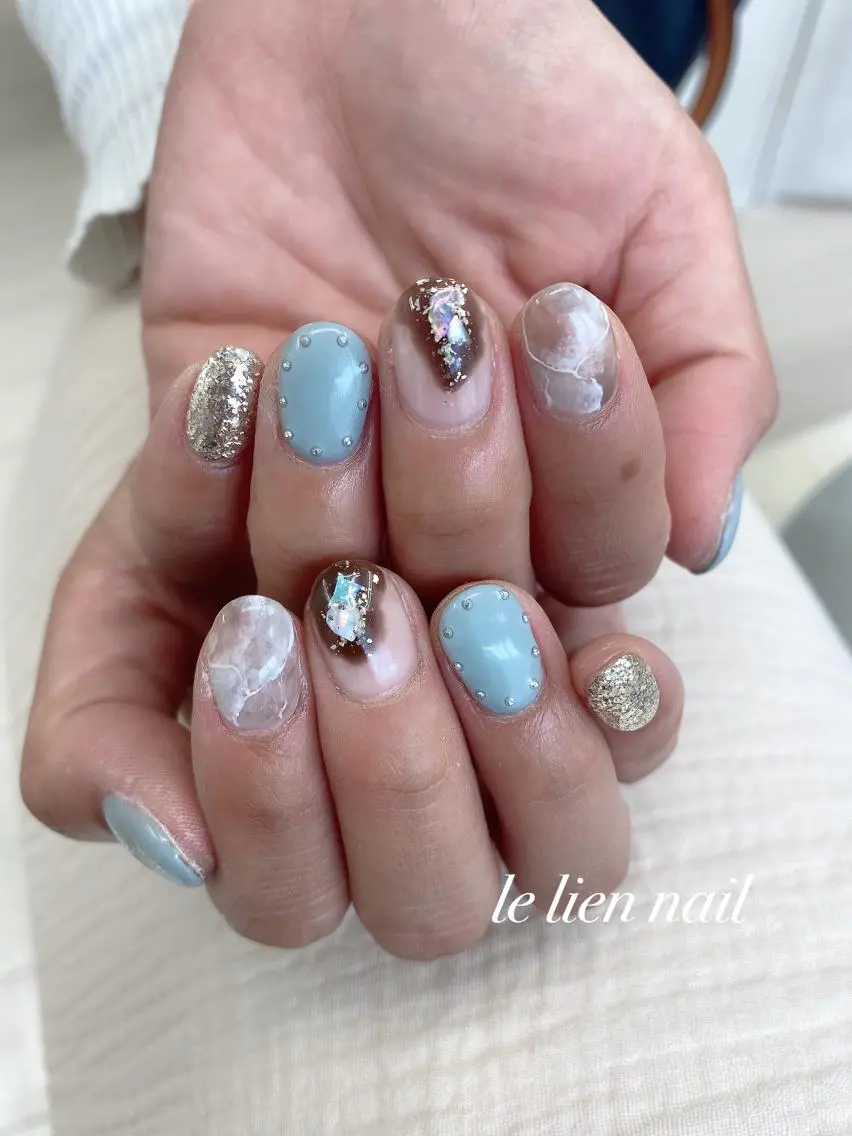 ネイル アートネイル ニュアンスネイル le lien nailのネイルデザイン