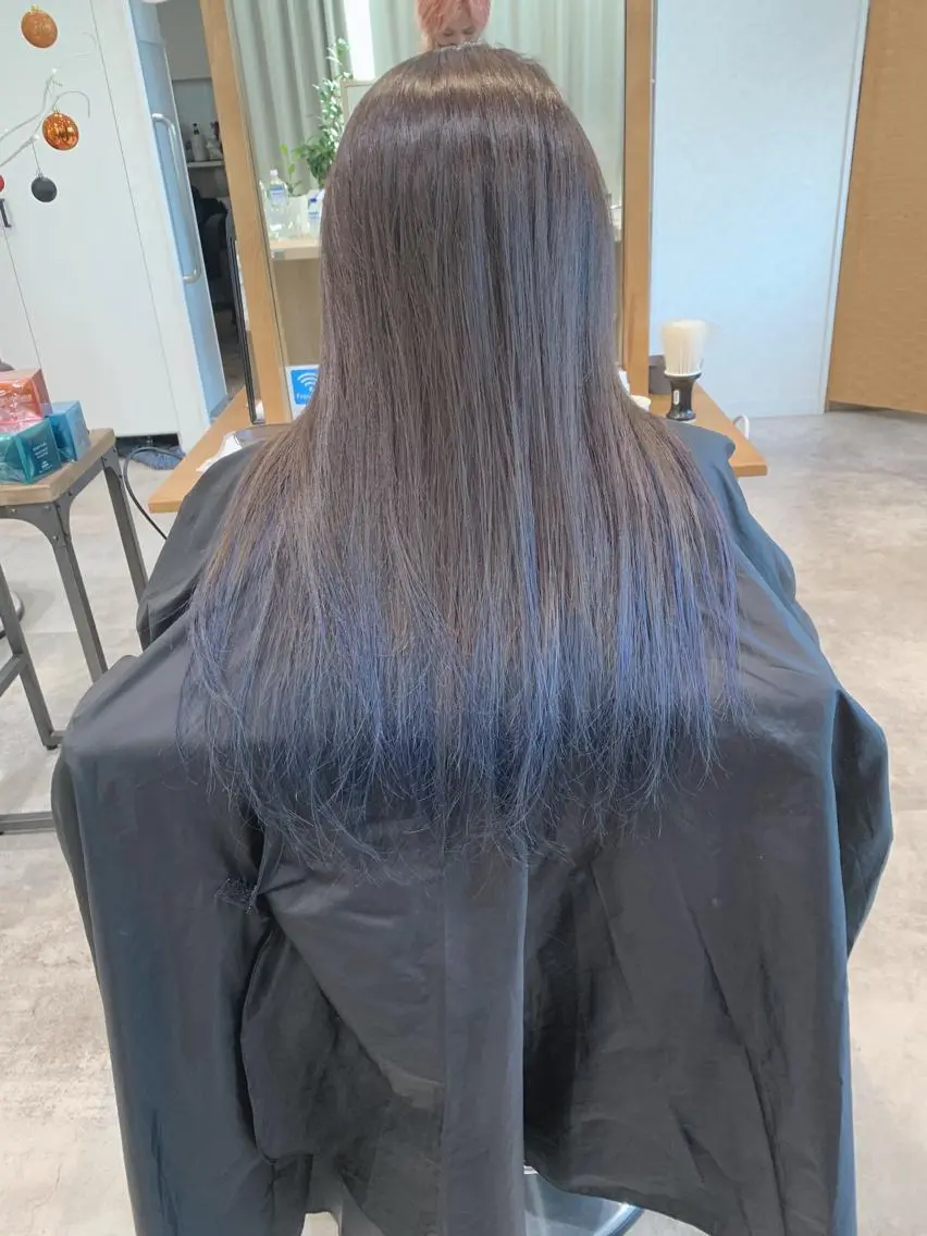 ロング カラー HAREru. モデル募集【戸塚】のヘアスタイル