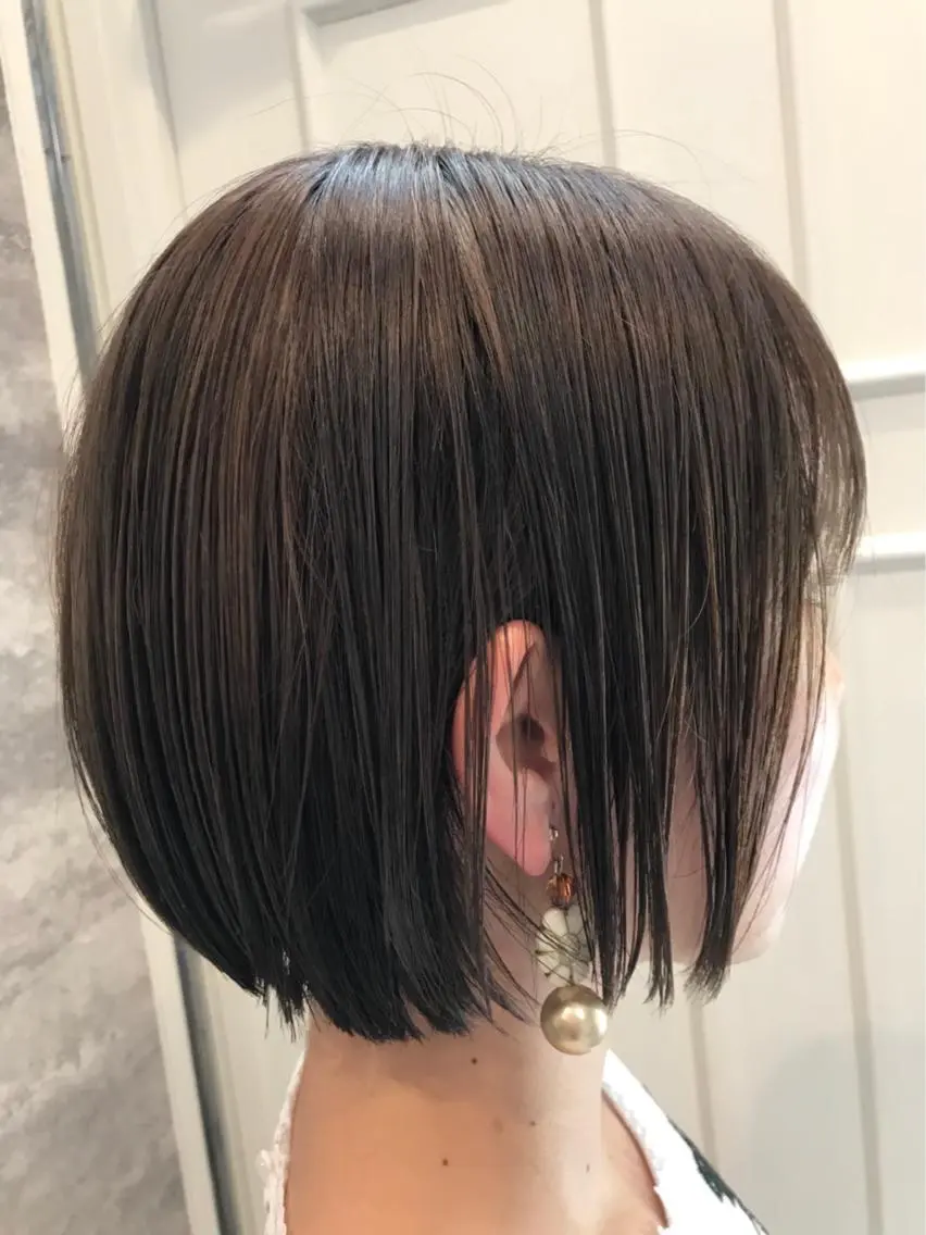 ショート カラー ベージュカラー ボブ 🫟Blanco🫟 Color&Careのヘアスタイル