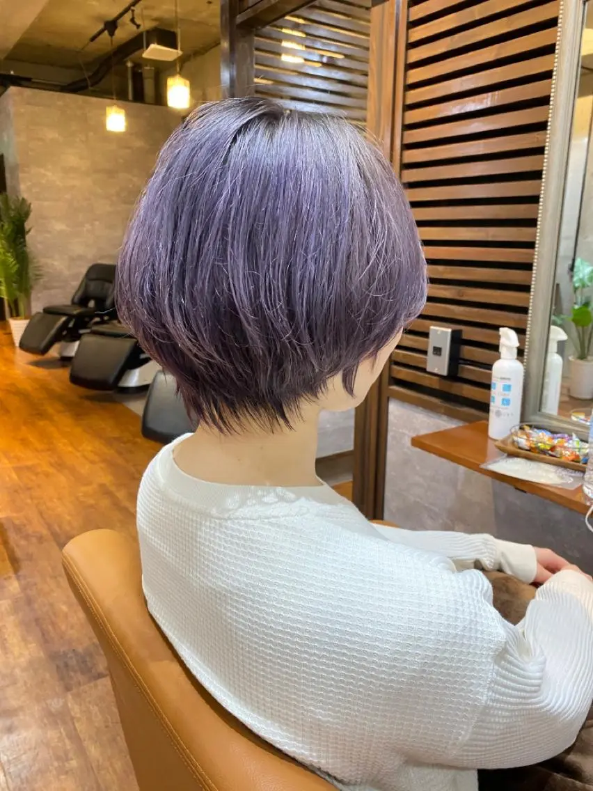 ショート カラー 増山 大起のヘアスタイル