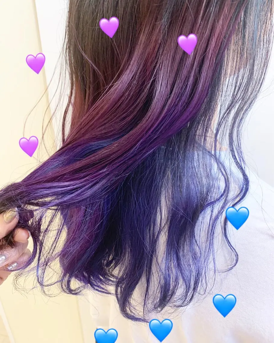 セミロング カラー 新宿駅近♡個室 ♡関口三都季🌜のヘアスタイル