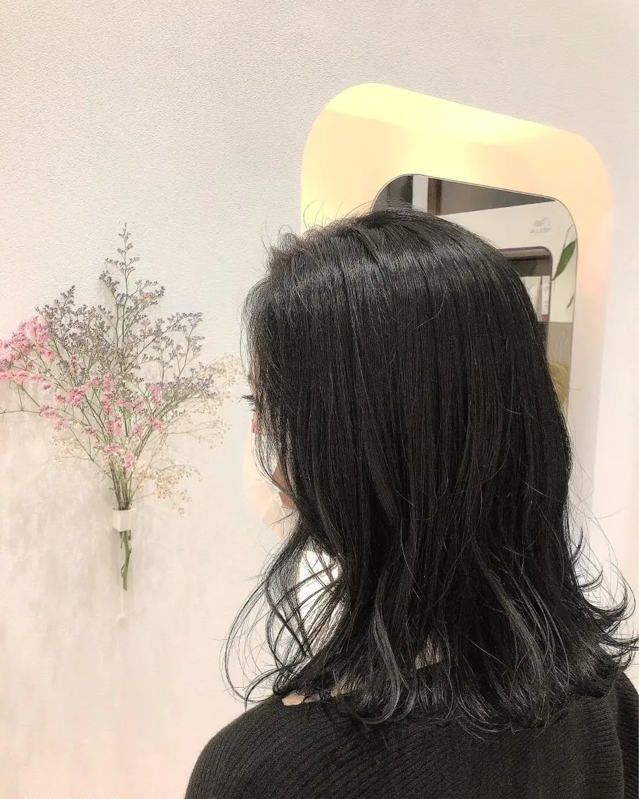 ミディアム カラー パーマ メンズ キッズ ネイル アイブロウ ヘアカラー 堀井 凌平のヘアスタイル