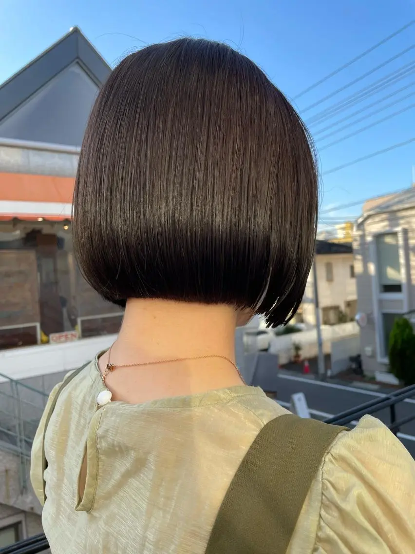 ショート カラー カット ヘアカラー トリートメント 平 ちひろのヘアスタイル