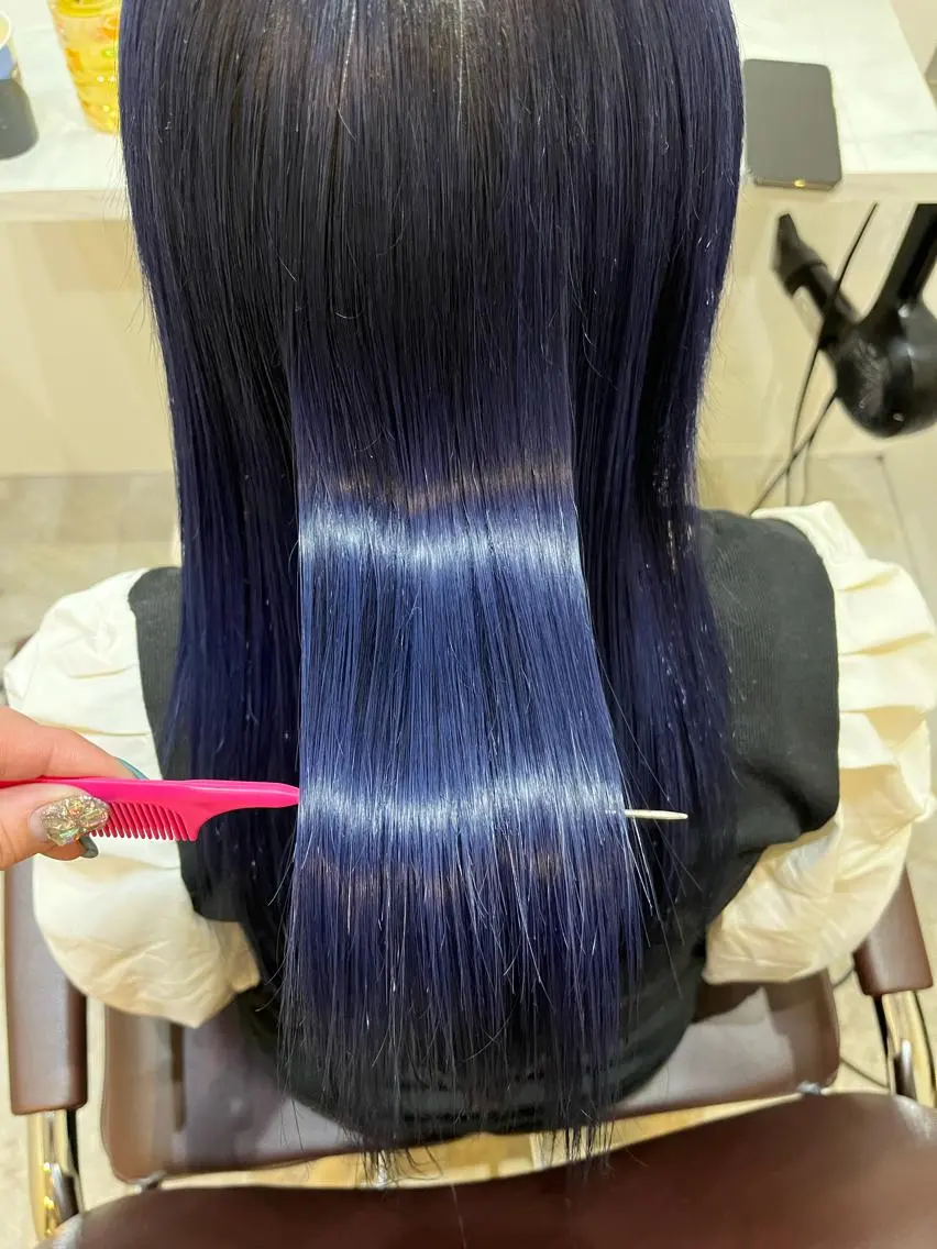 ロング カラー カット ヘアカラー トリートメント 【髪質改善 艶髪】 布川 莉穂のヘアスタイル