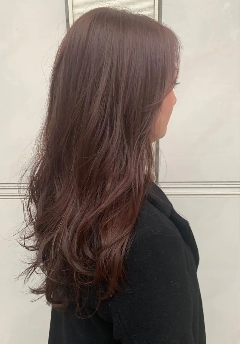 ロング カラー hubhair レイヤー/透明感のヘアスタイル