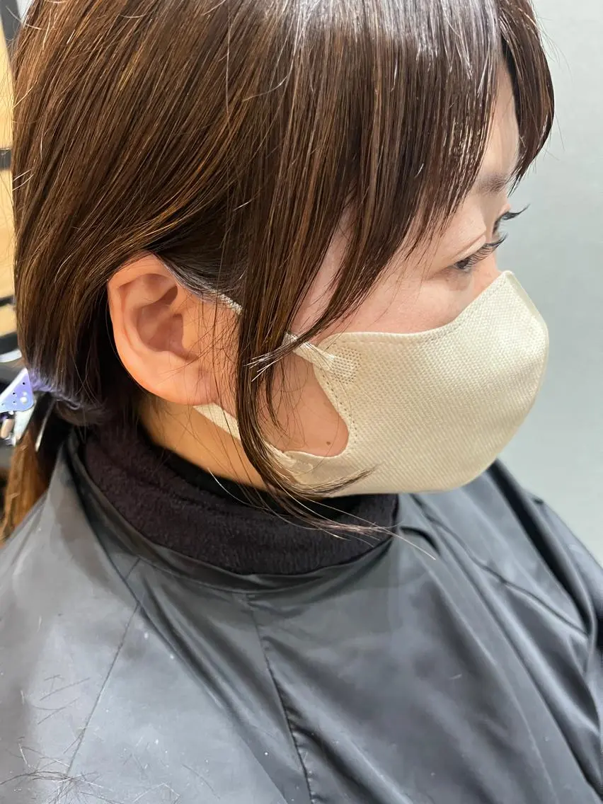 ミディアム カラー パーマ ヘアアレンジ メンズ キッズ ネイル マツエク・マツパ アイブロウ メンズブリーチ メンズハイライト メンズインナーカラー メンズ韓国風 ブリーチ 久木原 ゆりのヘアスタイル