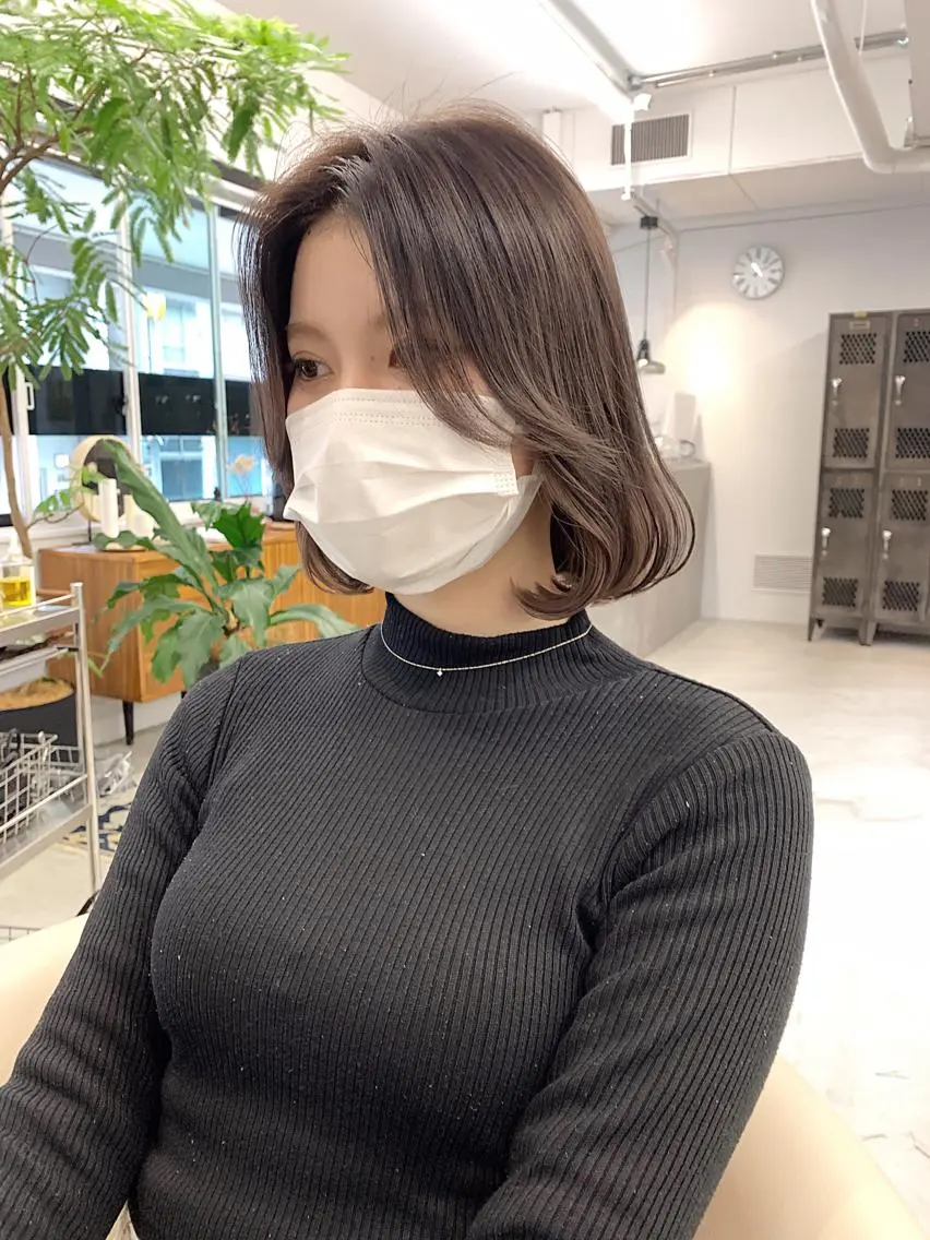 ショート カラー カット トリートメント 樫原裕二/レイヤー カット/透明感カラーのヘアスタイル