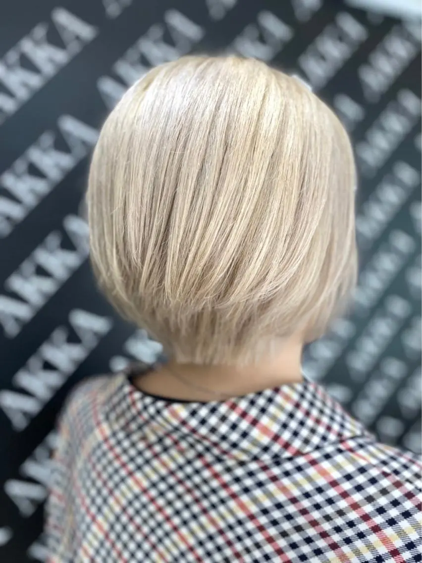 ミディアム カラー ヘアアレンジ メンズ キッズ ネイル マツエク・マツパ アイブロウ ヘアカラー トリートメント 🧡可愛い色落ち🧡 ハイトーン特化🧡のヘアスタイル