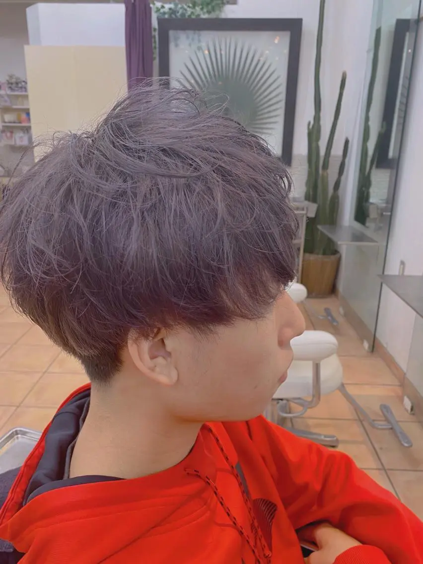 ショート カット ヘアカラー カラー特化 横川　翔希のヘアスタイル
