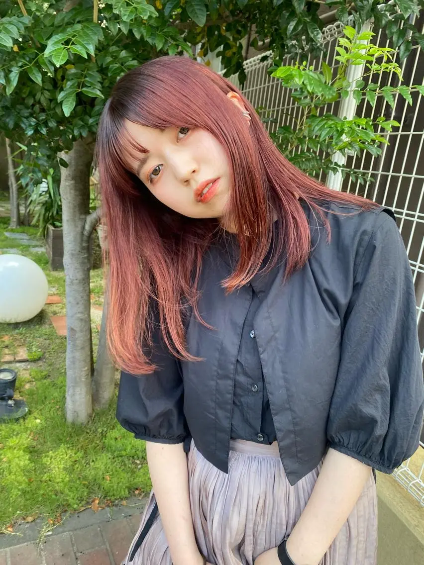 セミロング saya/似合わせ /透明感カラーのヘアスタイル