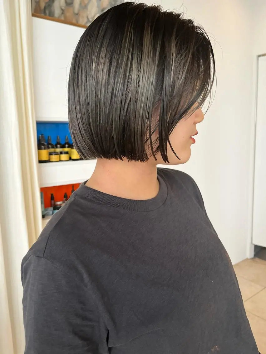 柿坂 華のヘアスタイル